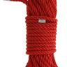 Красная веревка DELUXE BONDAGE ROPE - 10 м.