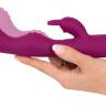 Фиолетовый вибратор A & G-Spot Rabbit Vibrator для стимуляции зон G и A - 23,6 см.
