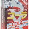 Ароматизированные презервативы Sagami Xtreme Cola  - 3 шт.