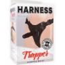Чёрные трусики с плугом HARNESS Trapper - размер M-XL