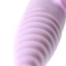 Нежно-розовая вибронасадка на палец для анальной стимуляции JOS NOVA - 9 см.