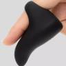 Черный вибратор на палец Sensation Rechargeable Finger Vibrator