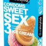 Презервативы для орального секса DOMINO Sweet Sex с ароматом мороженого - 3 шт.