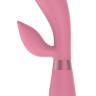 Розовый вибратор-кролик Indeep Malena - 21,5 см.