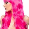 Ярко-розовый парик  Акэйн 