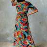 Яркое платье Dominica из вискозы