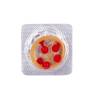 Стимулирующий презерватив-насадка Roll & Ball Strawberry