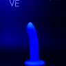 Синий, светящийся в темноте стимулятор Neon Driver - 13,3 см.