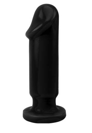Черный анальный фаллоимитатор Anal Trainer L - 16,5 см.