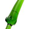 Зелёный анальный стимулятор из стекла в форме перчика - 13,5 см.