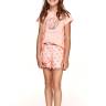Хлопковая пижама для девочек Klara с ракушками