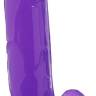 Фиолетовый реалистичный фаллоимитатор Mr. Bold L - 18,5 см.