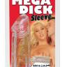 Удлиняющая насадка на пенис Mega Dick Sleeve Transparent