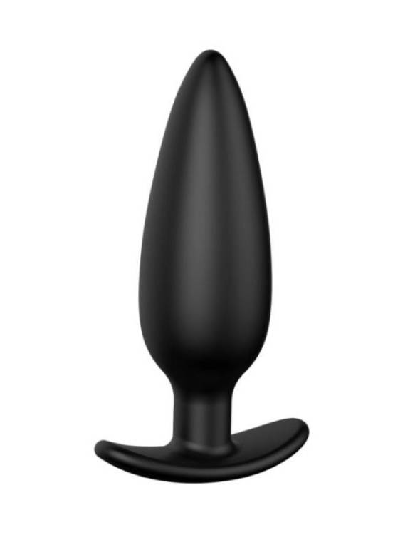 Черная анальная пробка №07 Self Penetrating Butt Plug - 12 см.